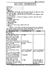 Giáo án Lớp 6 - Môn Lịch sử - Đỗ Văn Thuấn - Trường THCS Cao Minh